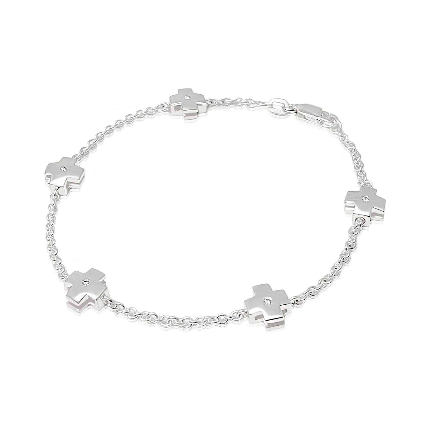 CLOVER BRACELET WITH DIAMONDS