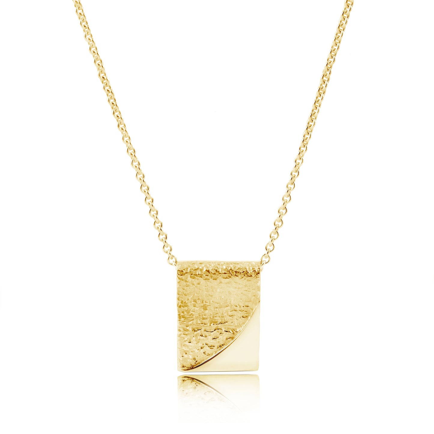 MOUNTAIN PENDANT 14 CT GOLD