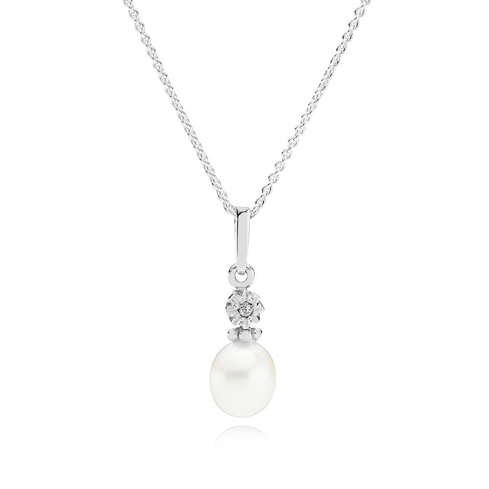 STAR DROPS VEDHÆNG MED DIAMANT