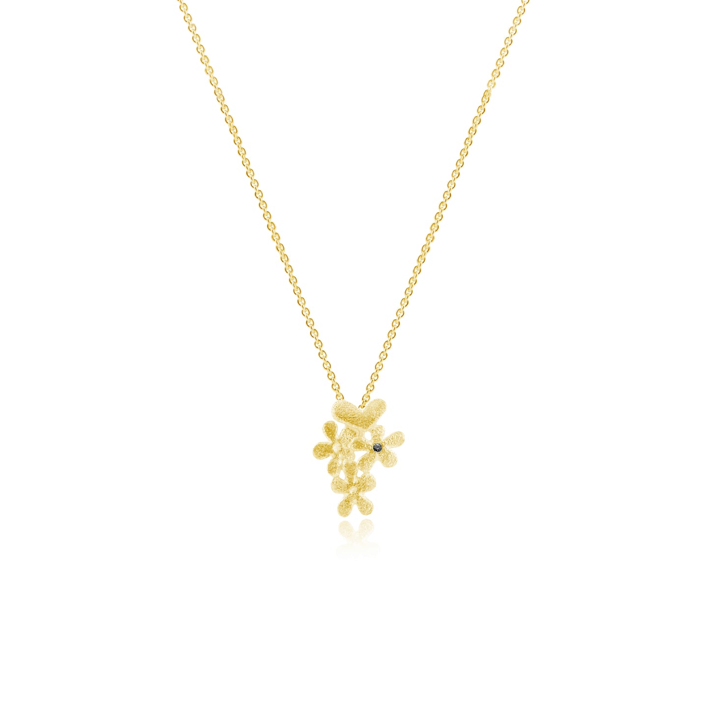 JOY VEDHÆNG MED SORT DIAMANT