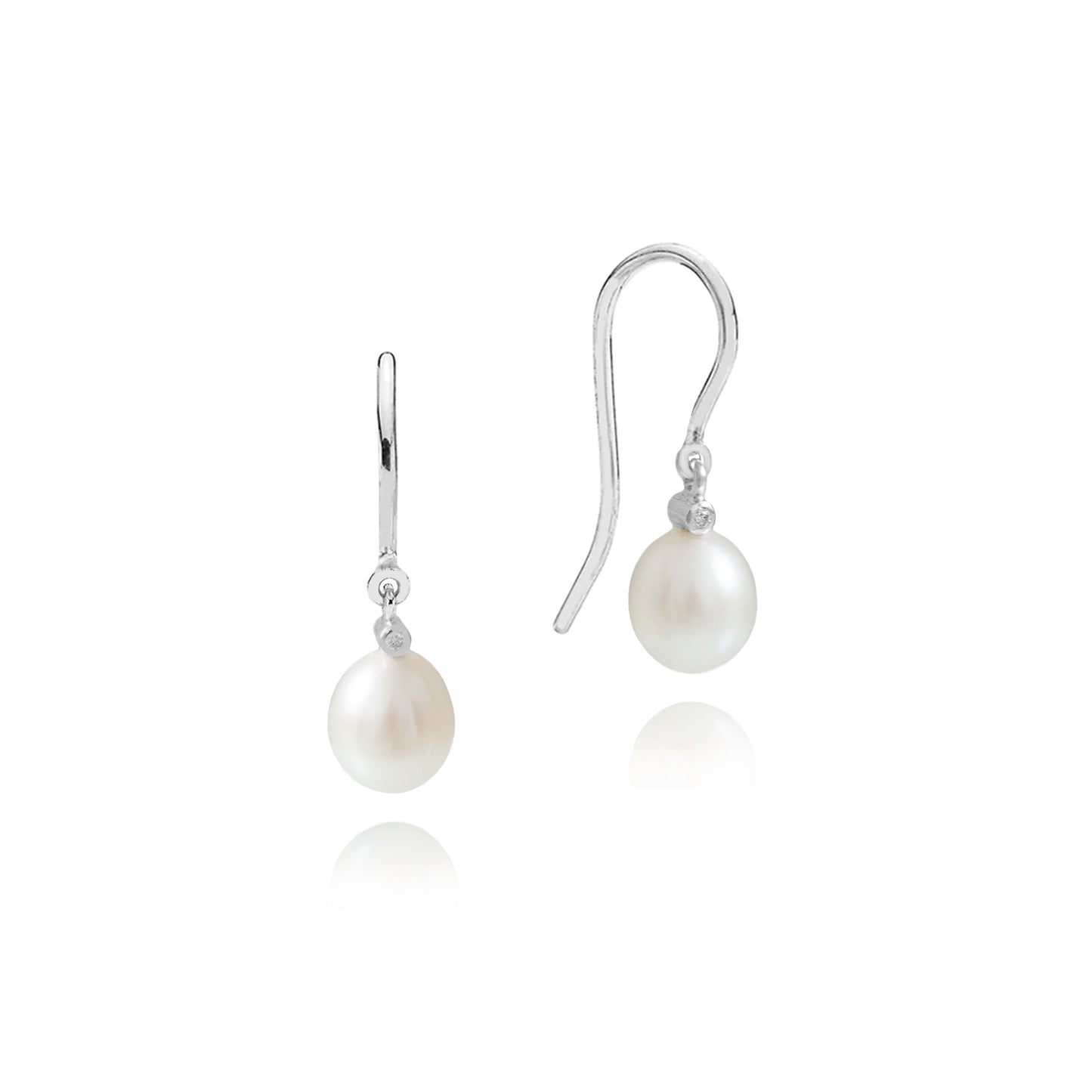 DROP EARRINGS WITH DIAMONDS