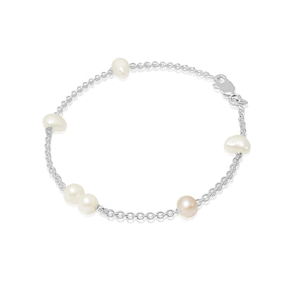 ANYA PEARL BRACELET ROSE