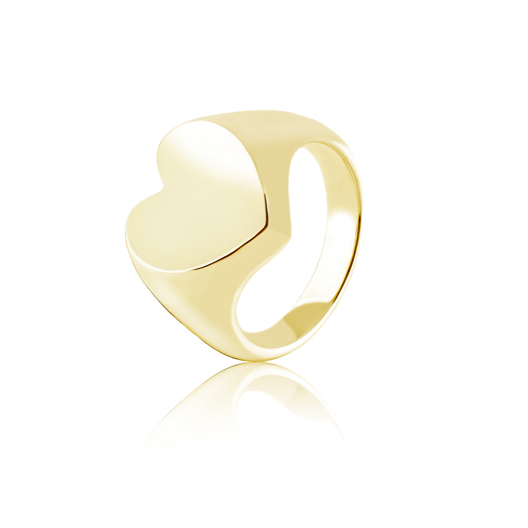 HEART SIGNET RING