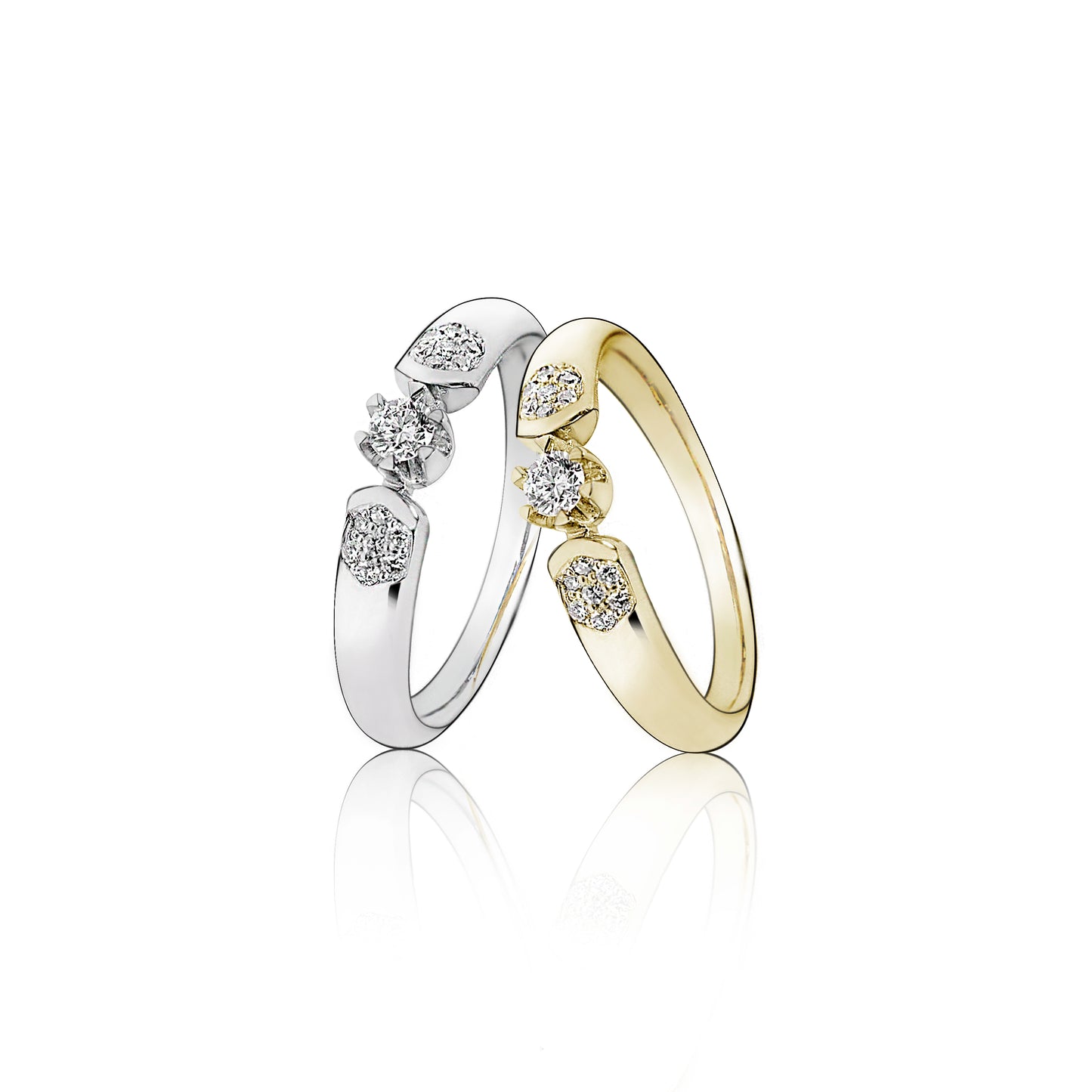 EMPIRE PAVÈ SOLITAIRE RING