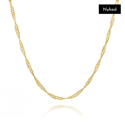 SINGAPORE NECKLACE 14 CARAT GOLD