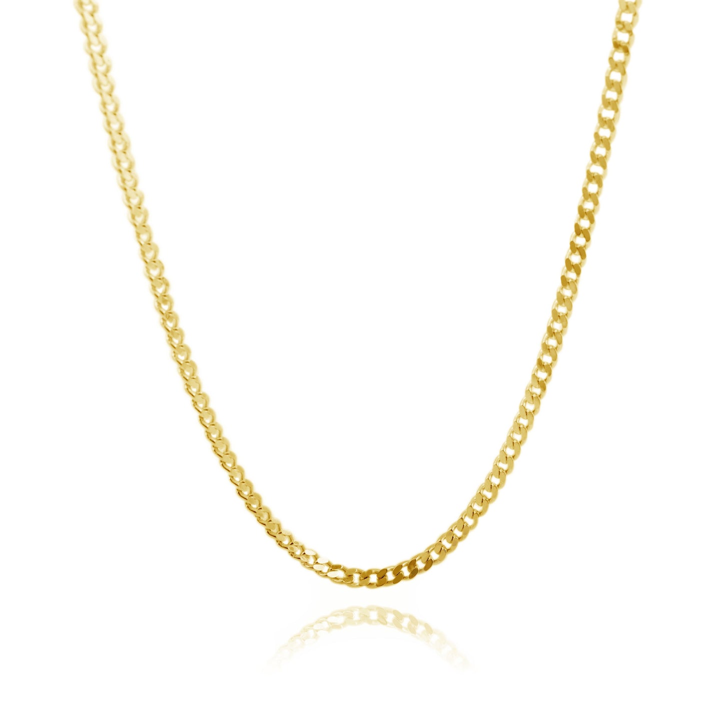 PANZER FACET NECKLACE 14 CARAT GOLD