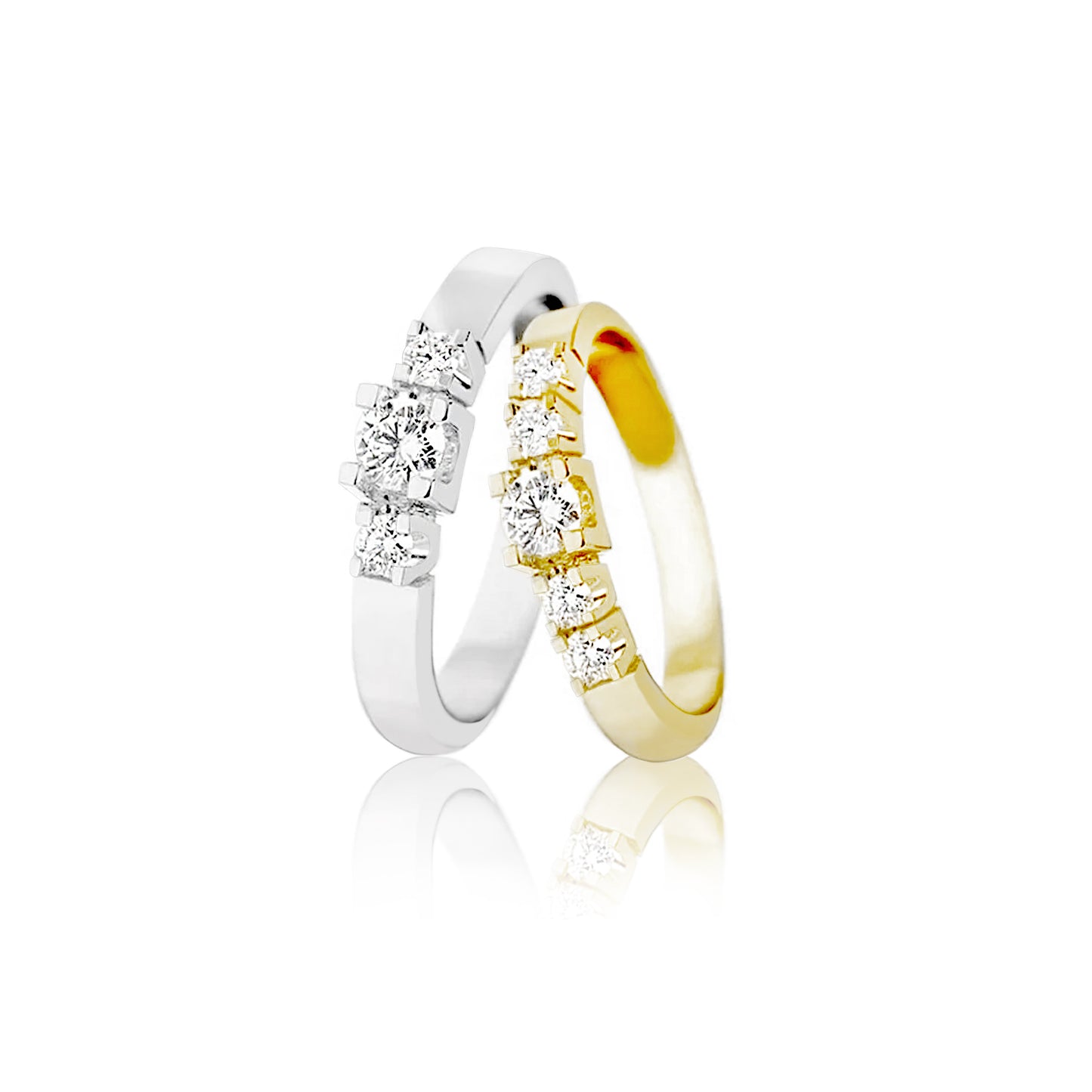 SYMFONI AMERIQUE ETERNITY RING 0.10 CT.