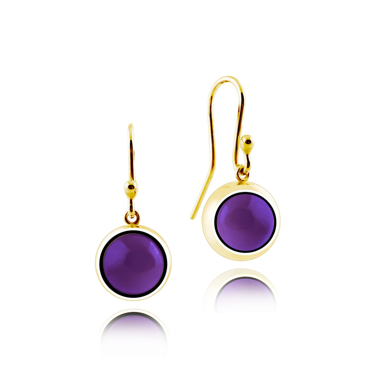 CHLOE EARRINGS WITH AMETHYST