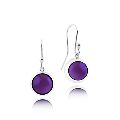 CHLOE EARRINGS WITH AMETHYST