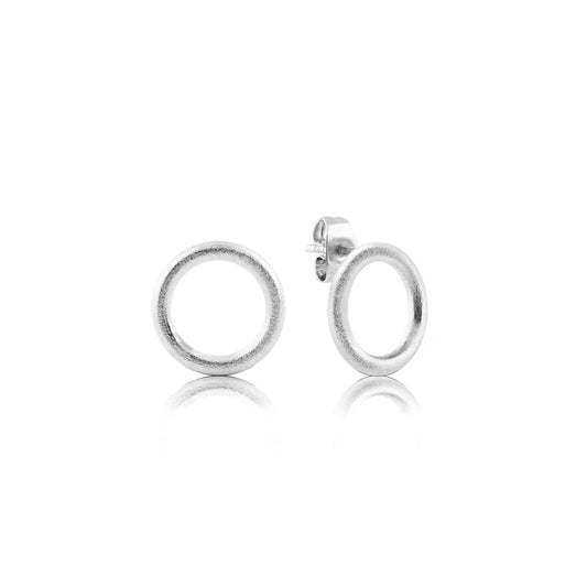 CIRCLE EARRINGS MATTE