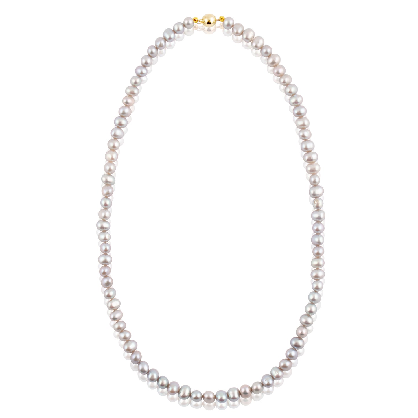 PEARL NECKLACE WITH GOLD CLASP