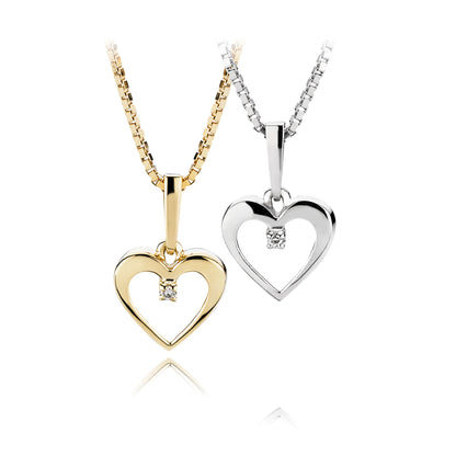 DIAMOND HEART PENDANT