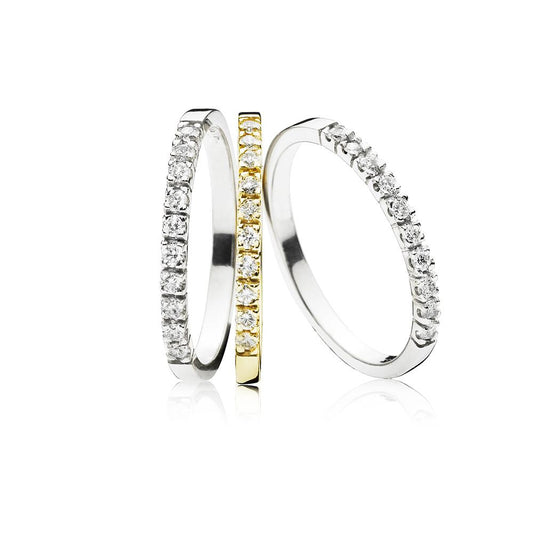 ICE GUARD-/ETERNITY RING TOTAL 0.35 CARAT