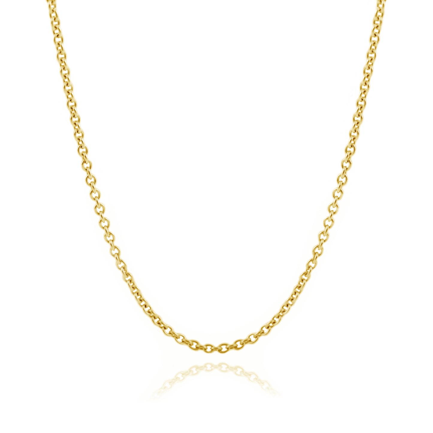 ROUND ANCHOR NECKLACE 14 CARAT GOLD