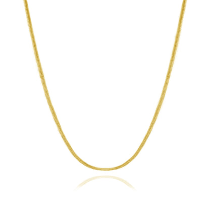 SNAKE NECKLACE 14 CARAT GOLD