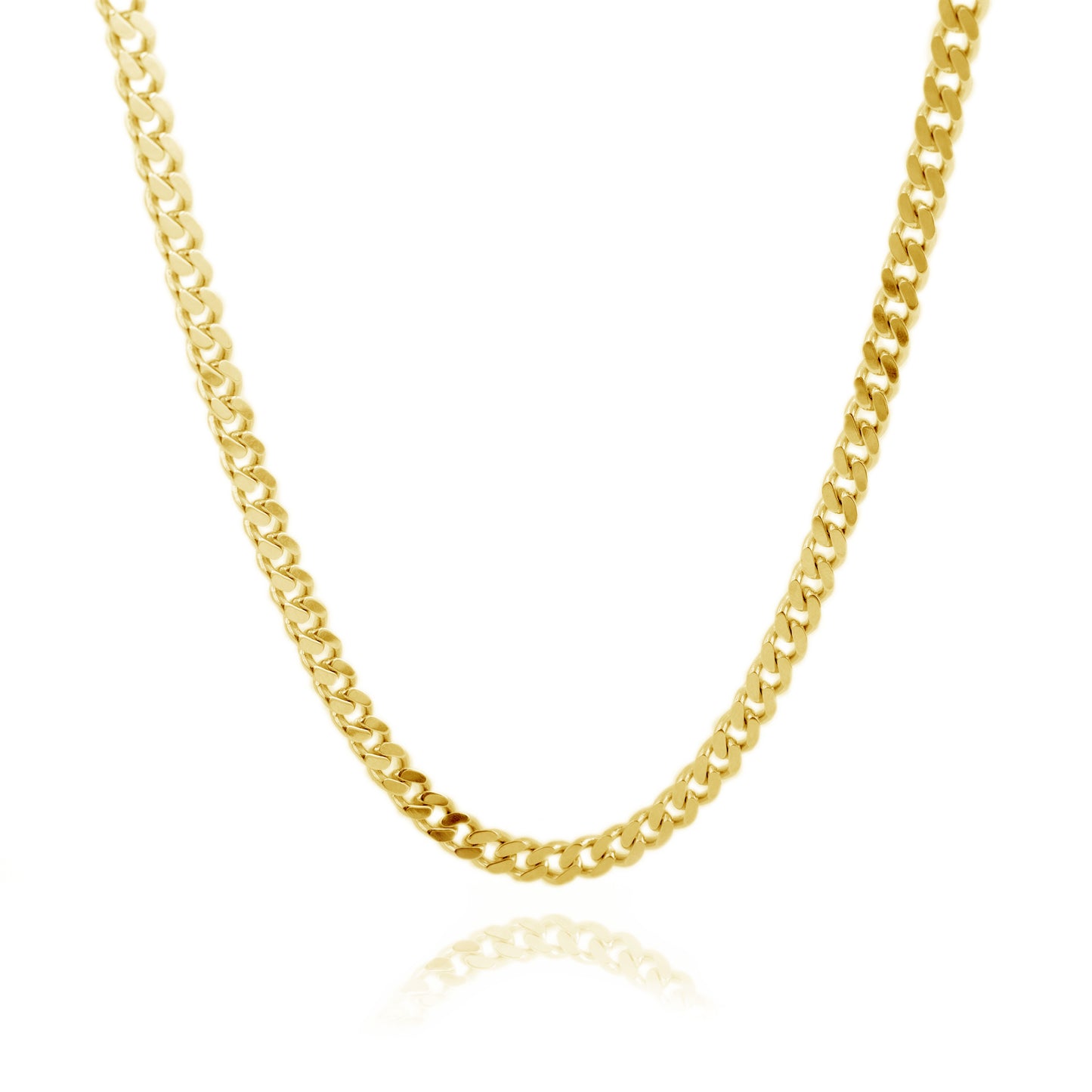 PANZER FACET NECKLACE 14 CARAT GOLD