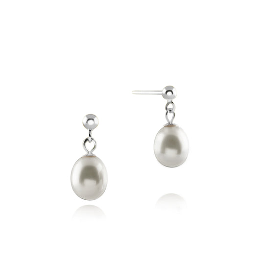 DROP EARRINGS WITH PEARLS