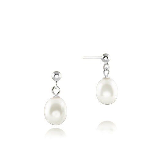 DROP EARRINGS WITH PEARLS