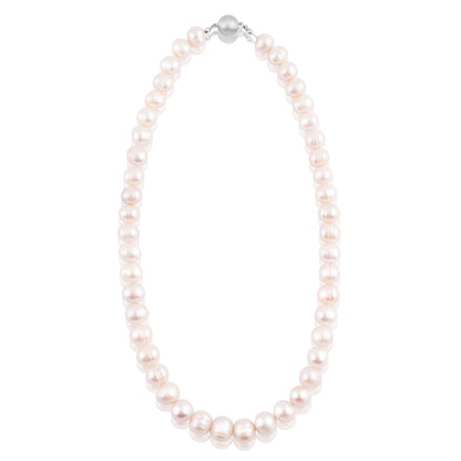 PEARL NECKLACE WITH SILVER CLASP