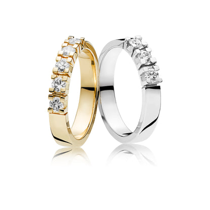 SYMFONI ETERNITY RING 0.13 CT.