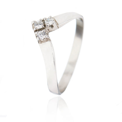 ARROW ETERNITY RING 0.02 CT.