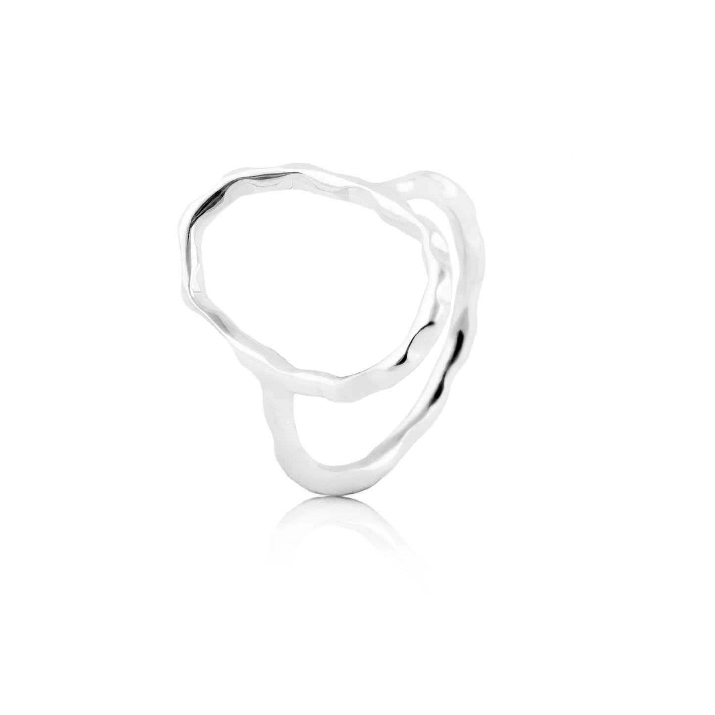 WAVY OVAL RING